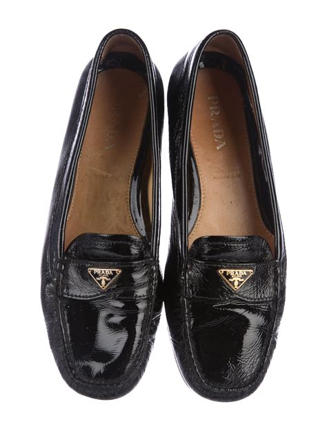 PRADA Patent Leather Loafers 